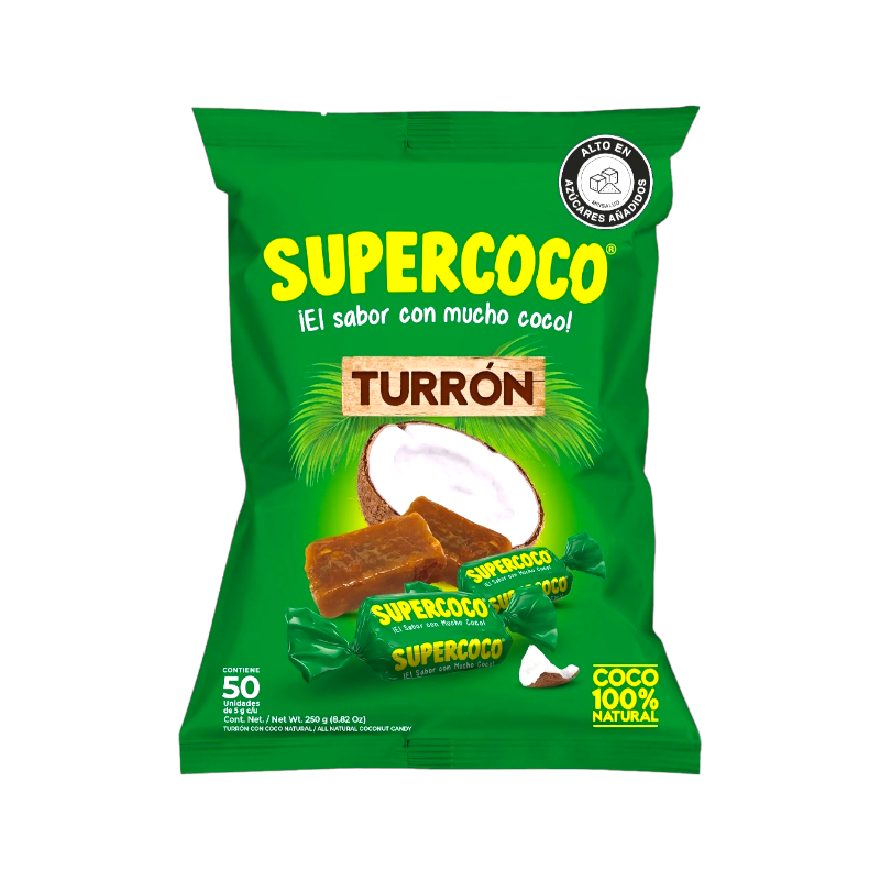 Super Coco Turron 50 unidades