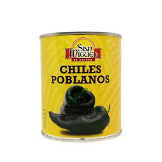 Chiles Poblanos- San Miguel 780 g - Latin Flavors