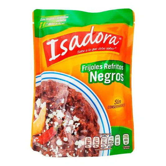Frijoles Negros Refritos  "Isadora" 430 g - Latin Flavors